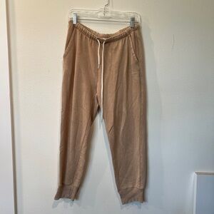 Aerie Beige Jogger Sweatpants | Size Medium